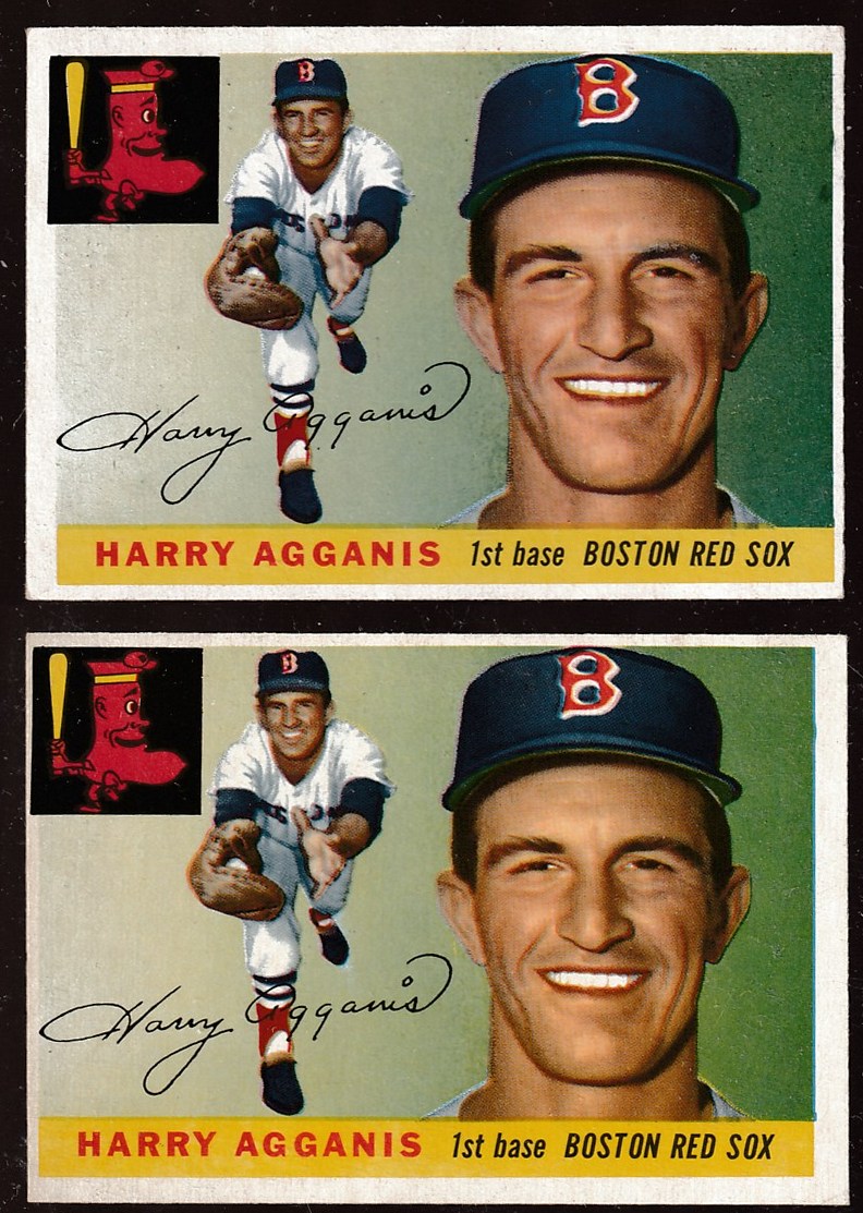 1955 Topps #152 Harry Agganis ROOKIE HIGH NUMBER [#] (Red Sox)  cards value