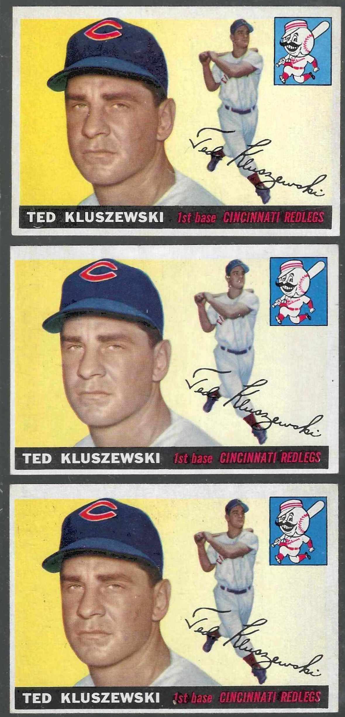 1955 Topps #120 Ted Kluszewski [#] (Reds)  cards value