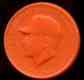 1955 Armour COIN - Mickey Mantle (error:'Mantel') ORANGE (Yankees)