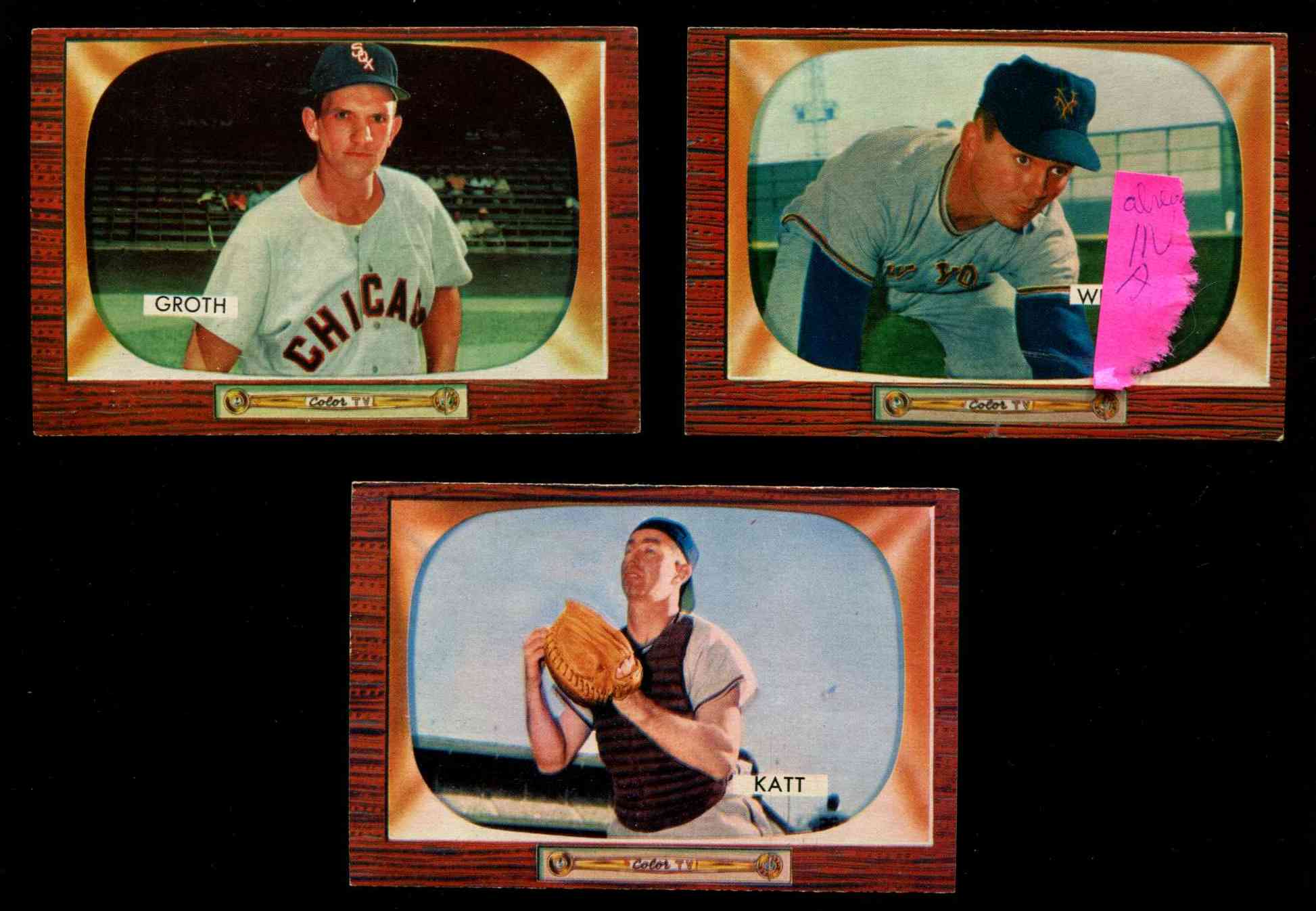1955 Bowman #183 Ray Katt (New York Giants)  cards value