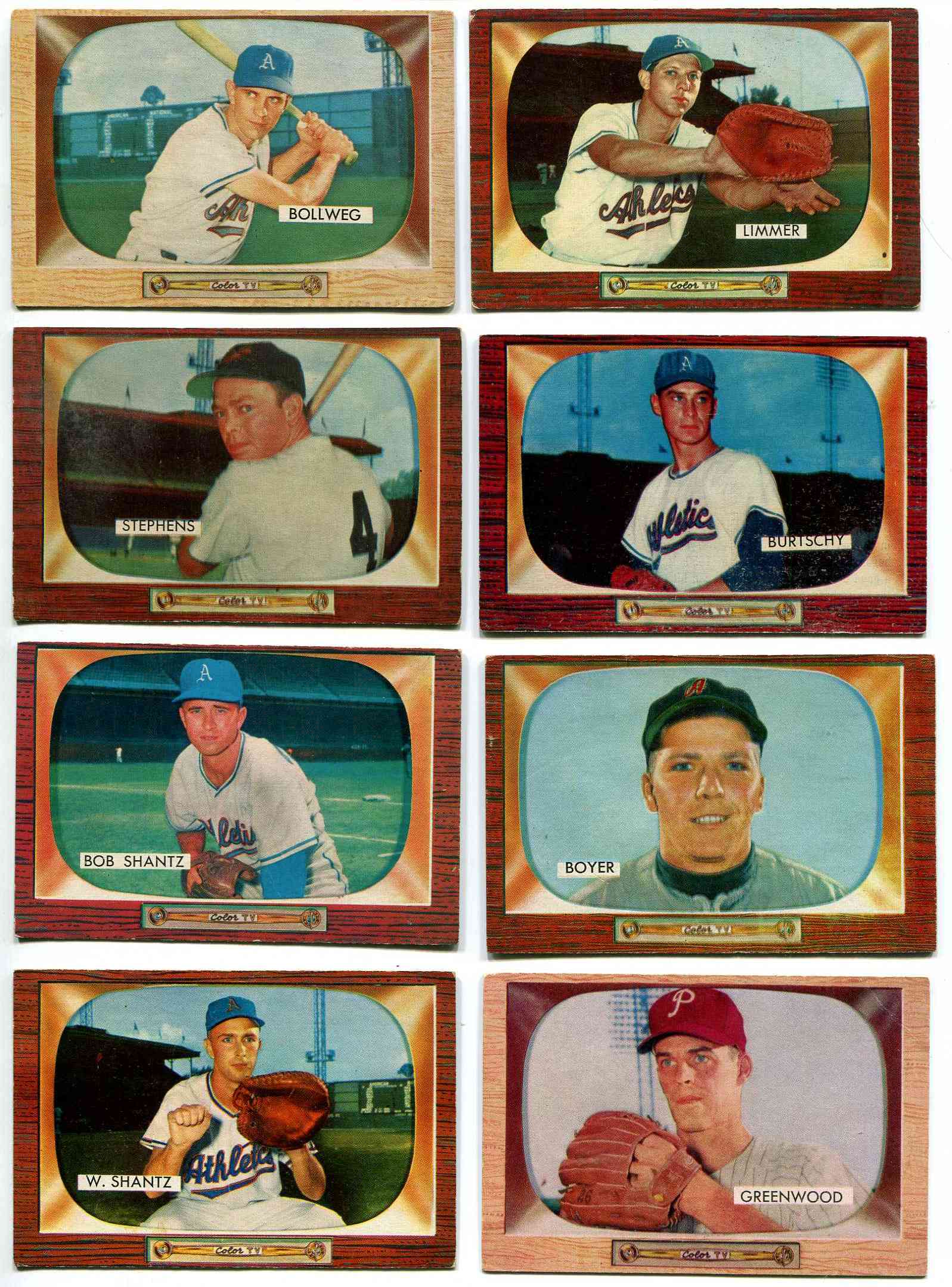 1955 Bowman #140 Bobby Shantz (Kansas City A's)  cards value