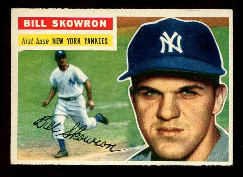 1956 Topps # 61 Bill 'Moose' Skowron [GB] [#] (Yankees)  cards value