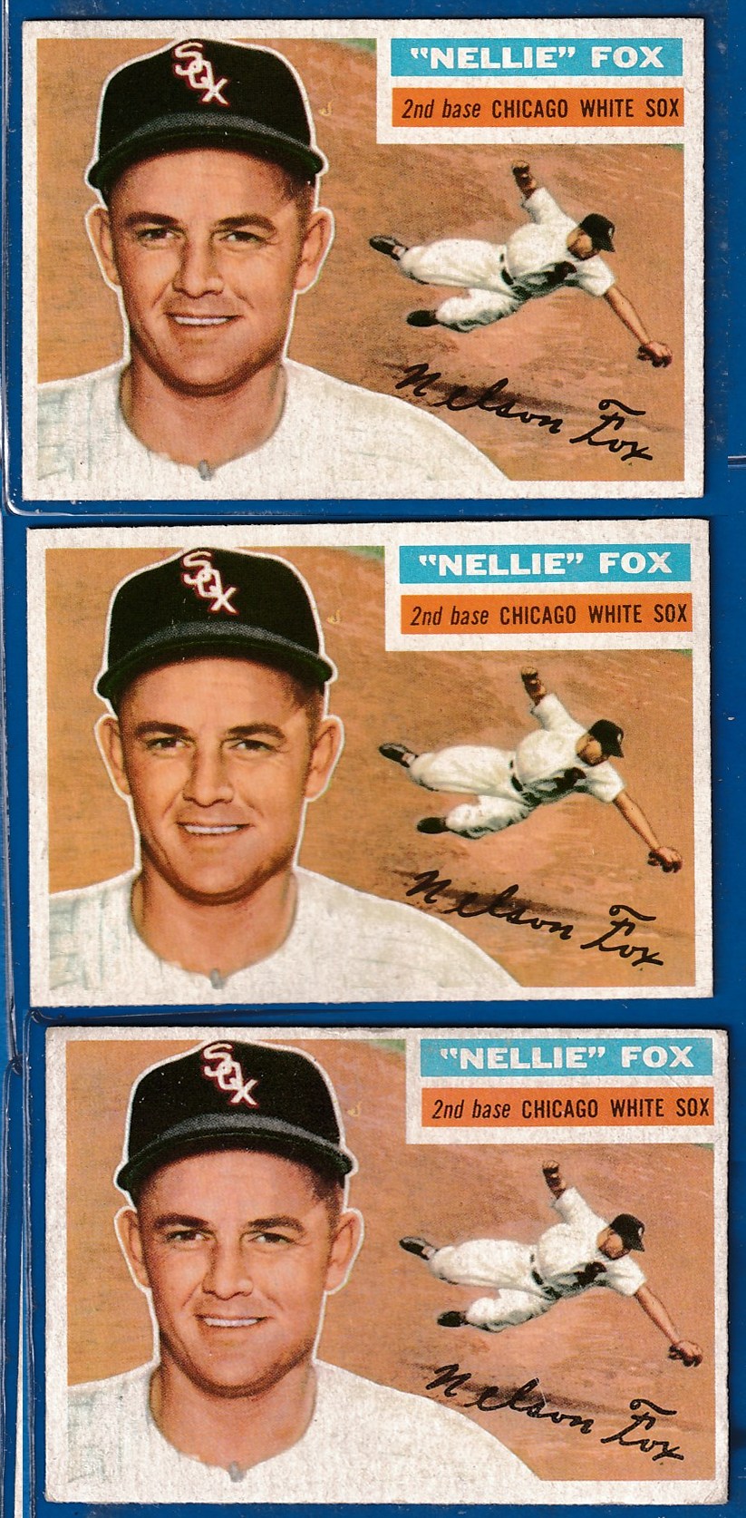 1956 Topps #118 Nellie Fox [#] (White Sox)  cards value