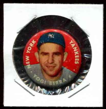 Yogi Berra - 1956 Topps PIN (Yankees)  cards value
