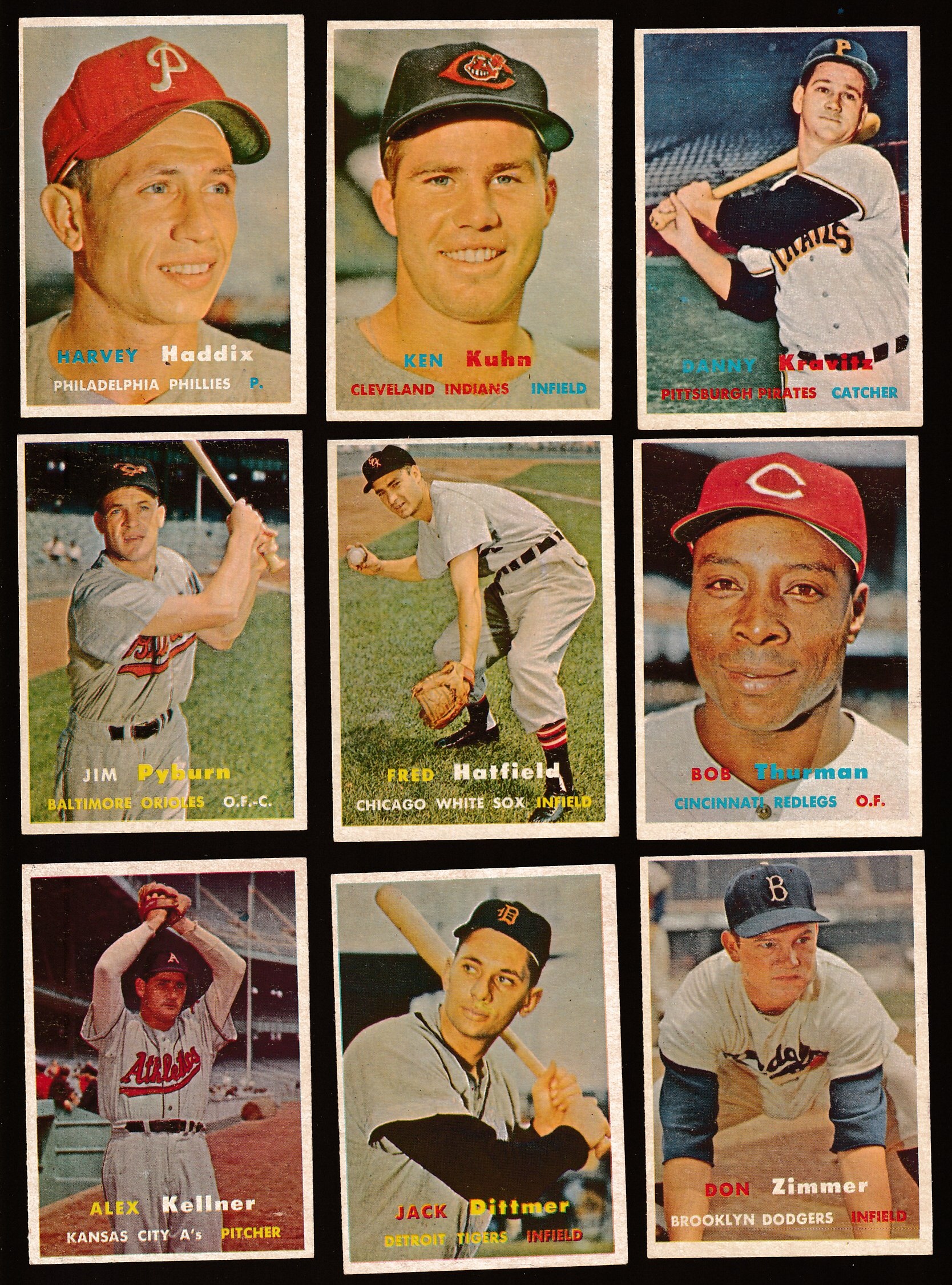 1957 Topps #267 Danny Kravitz SCARCE MID SERIES (Pirates)  cards value