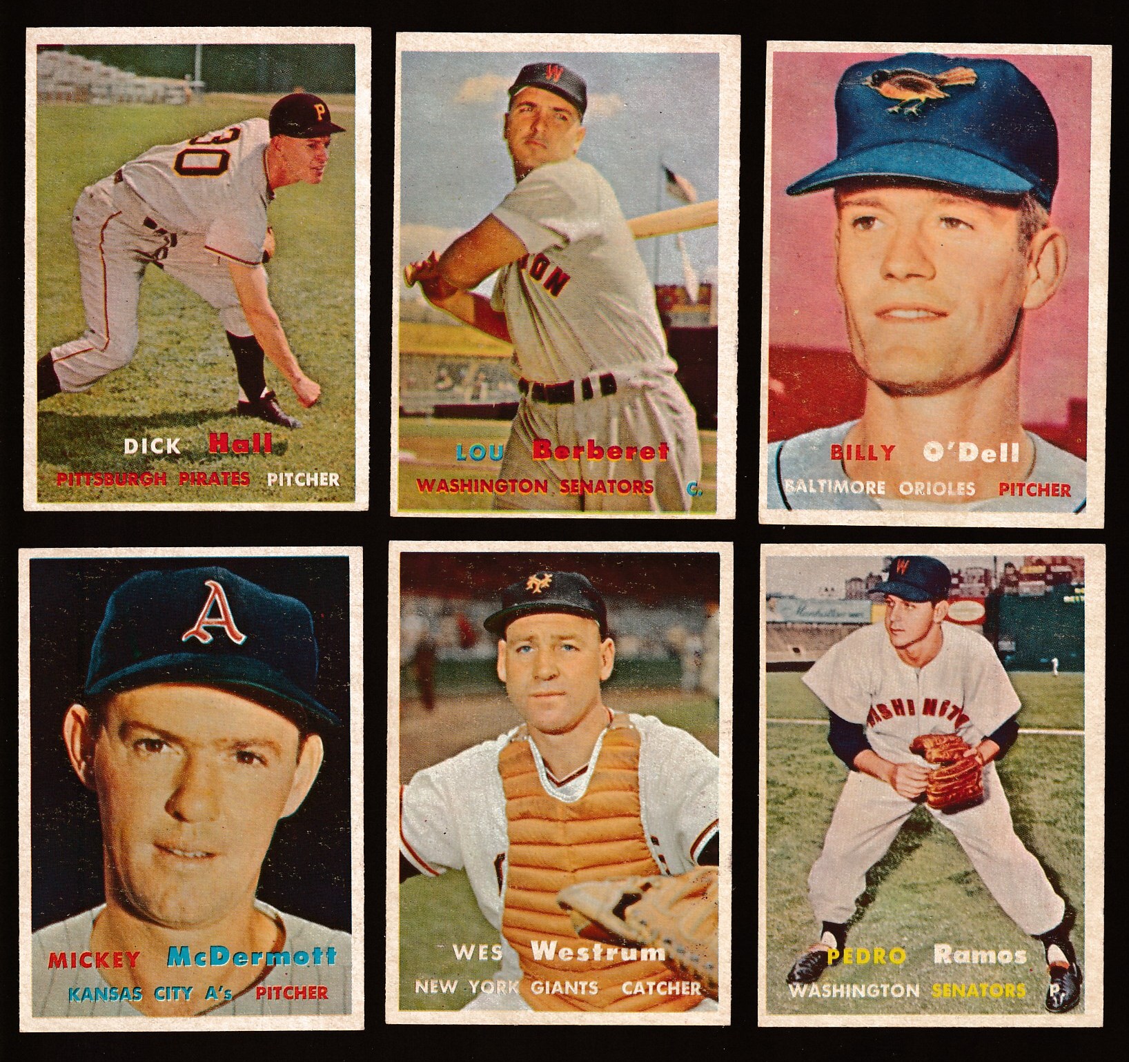 1957 Topps #323 Wes Westrum SCARCE MID SERIES (NY Giants)  cards value