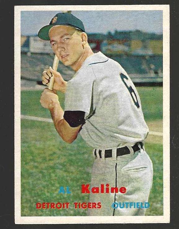 1957 Topps #125 Al Kaline [#] (Tigers)  cards value