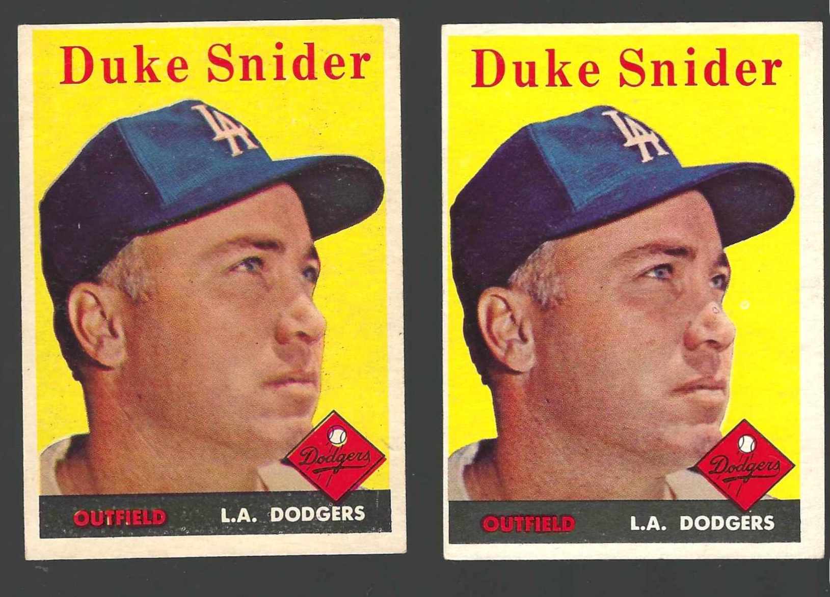 1958 Topps # 88 Duke Snider [#] (Dodgers)  cards value