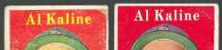 1958 Topps # 70b Al Kaline [VAR:Yellow Letter] (Tigers)