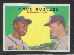 1959 Topps #212 'Fence Busters' Hank Aaron/Eddie Mathews [#] (Braves)
