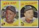 Willie Mays - 1959 Topps 2-CARD DEALER SAMPLE PANEL (Giants)