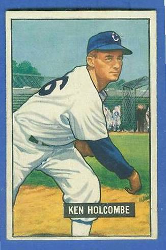 1951 Bowman #267 Ken Holcombe SCARCE HIGH# (White Sox)  cards value
