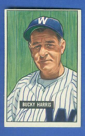 1951 Bowman #275 Bucky Harris SCARCE HIGH# (Senators)  cards value