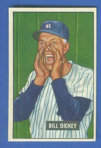 1951 Bowman #290 Bill Dickey COACH SCARCE HIGH# [#] (Yankees)  cards value