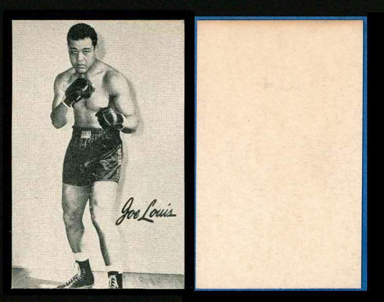1947 Homogenized Bond Bread #32 Joe Louis BOXING SQUARE CORNERED  cards value