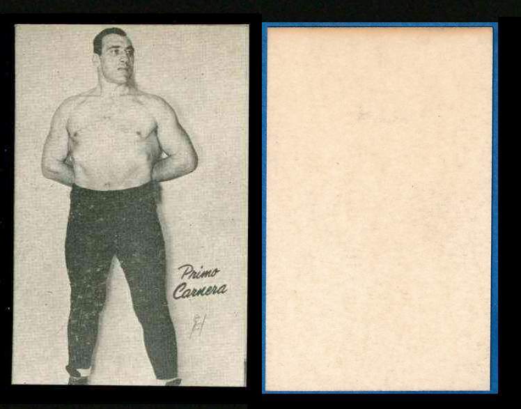 1947 Homogenized Bond Bread # 7 Primo Carnera BOXING SQUARE CORNERED  cards value