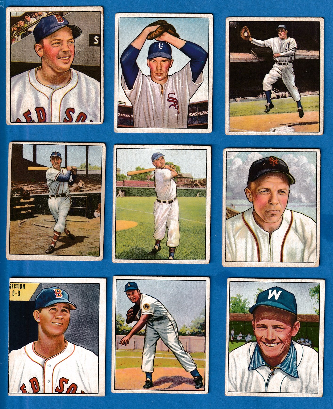 1950 Bowman # 25 Hank Sauer SCARCER LOW# (Cubs)  cards value