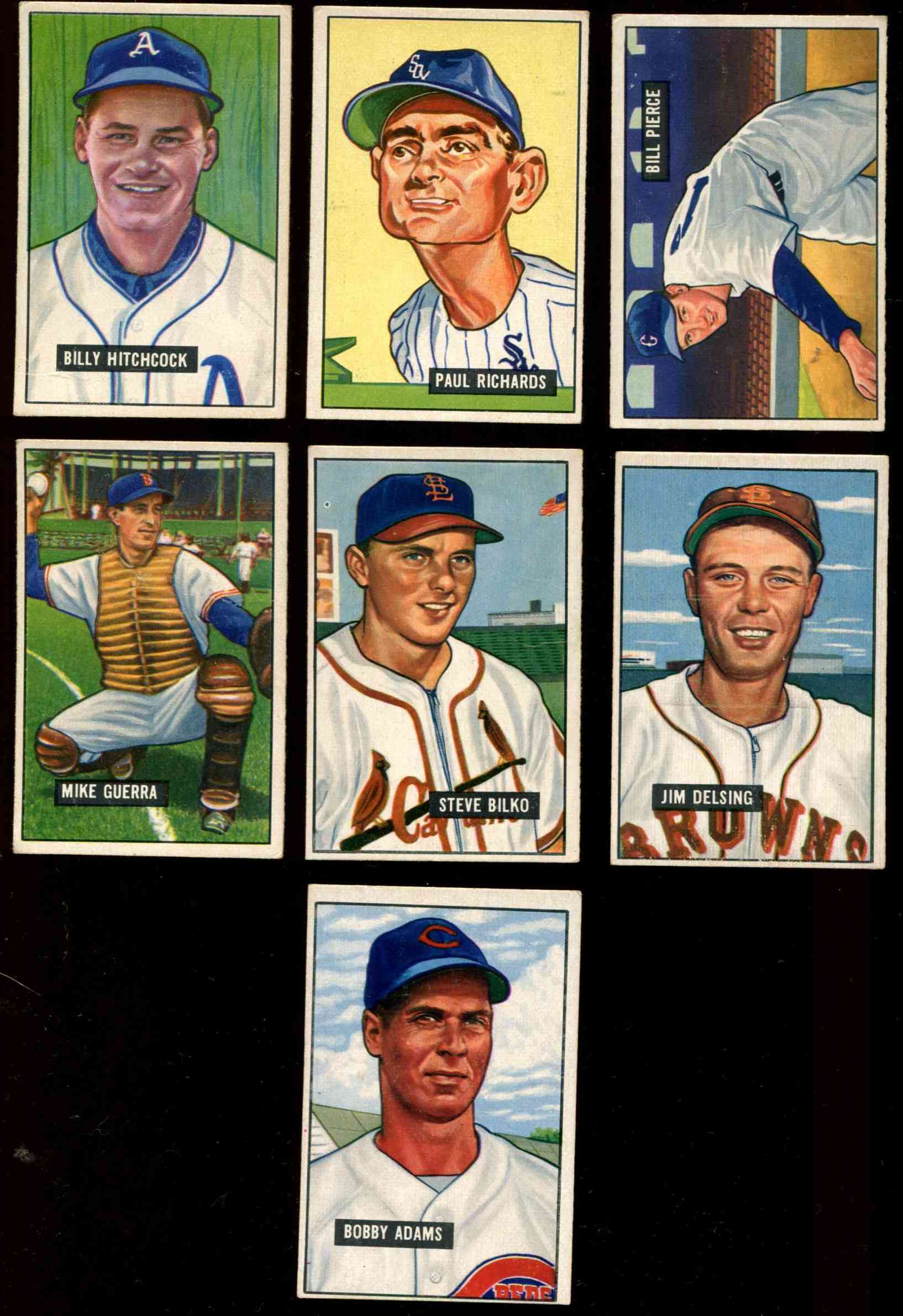 1951 Bowman #265 Steve Bilko SCARCE HIGH# (Cardinals)  cards value
