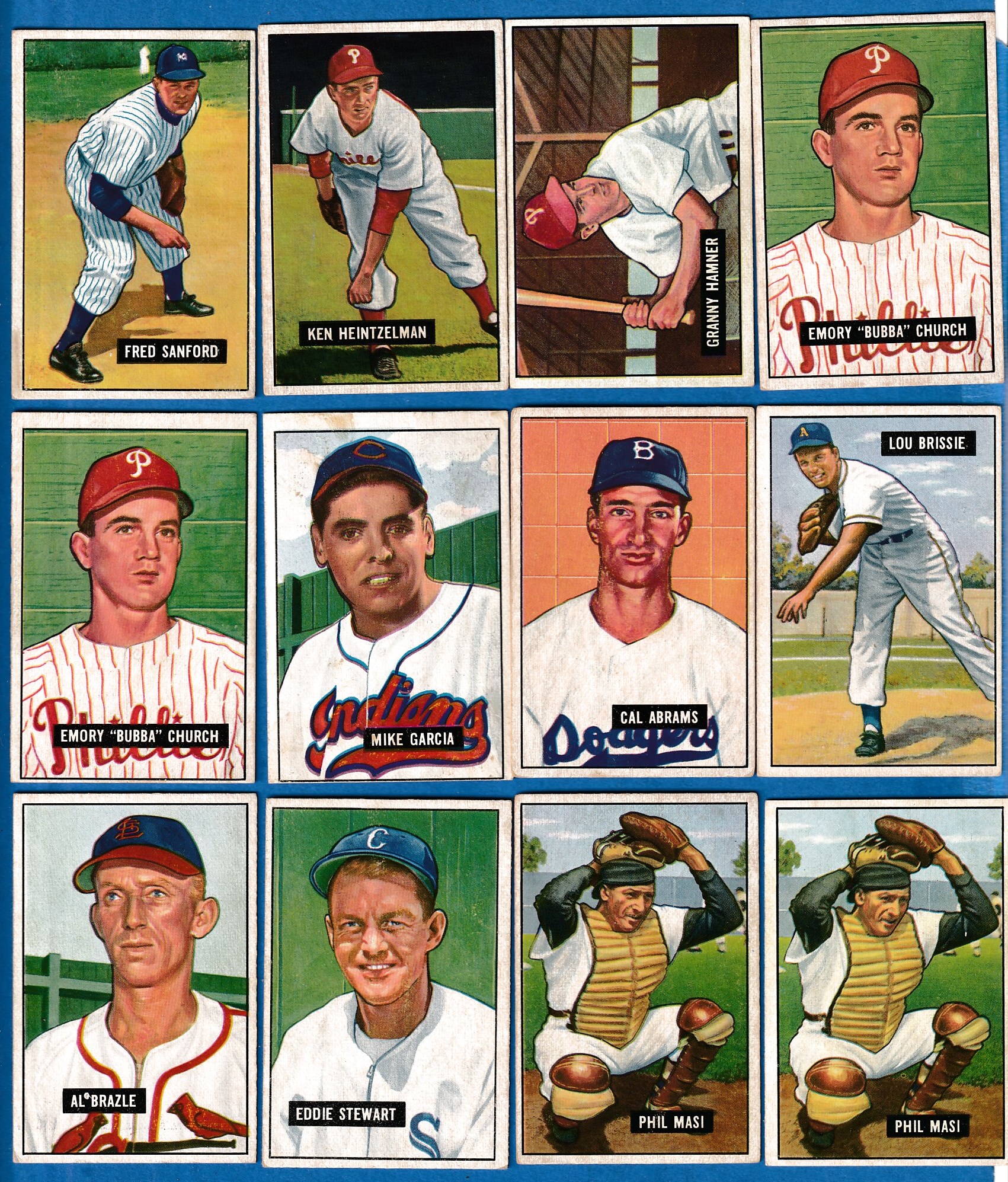 1951 Bowman #148 Granny Hamner (Phillies)  cards value