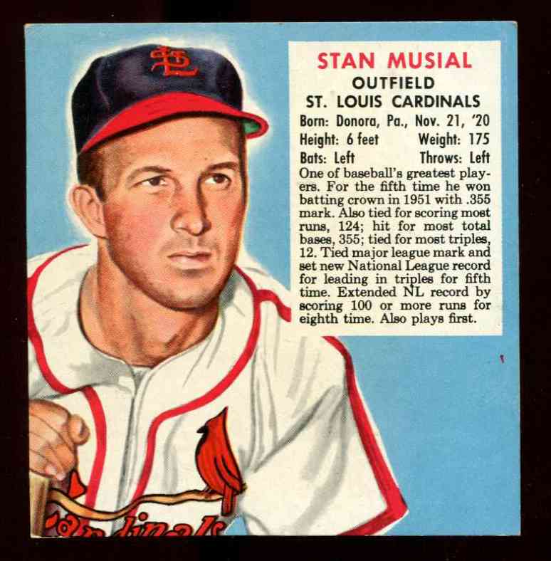 red man tobacco baseball cards 1952,1953,1954,1955 Red Man Cards Set checklist, prices, values &  information