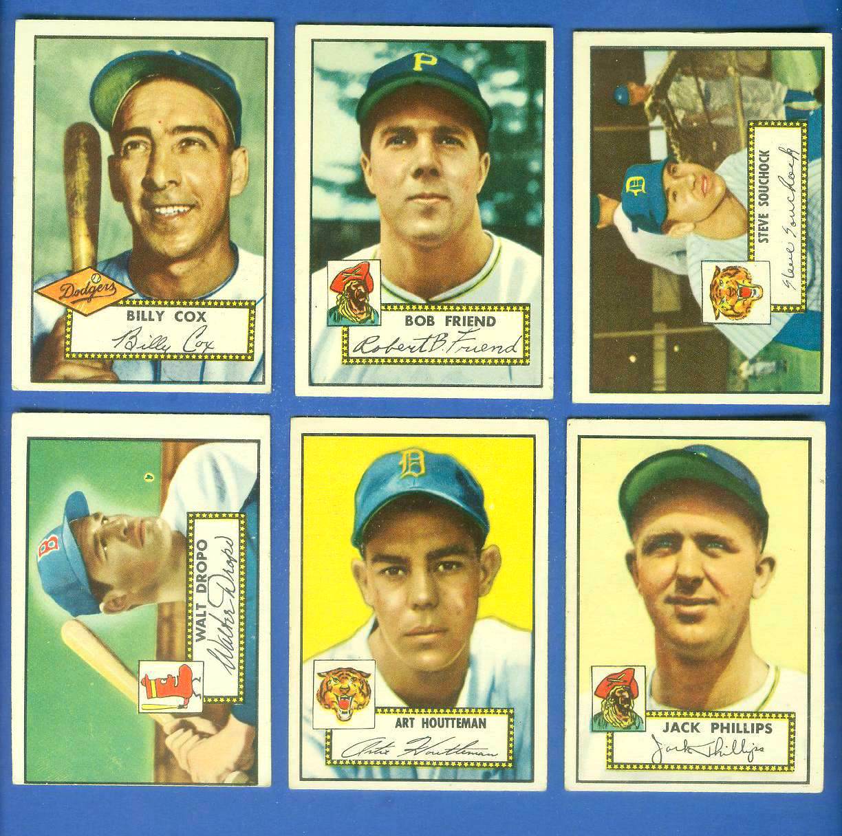 1952 Topps #232 Billy Cox (Brooklyn Dodgers)  cards value