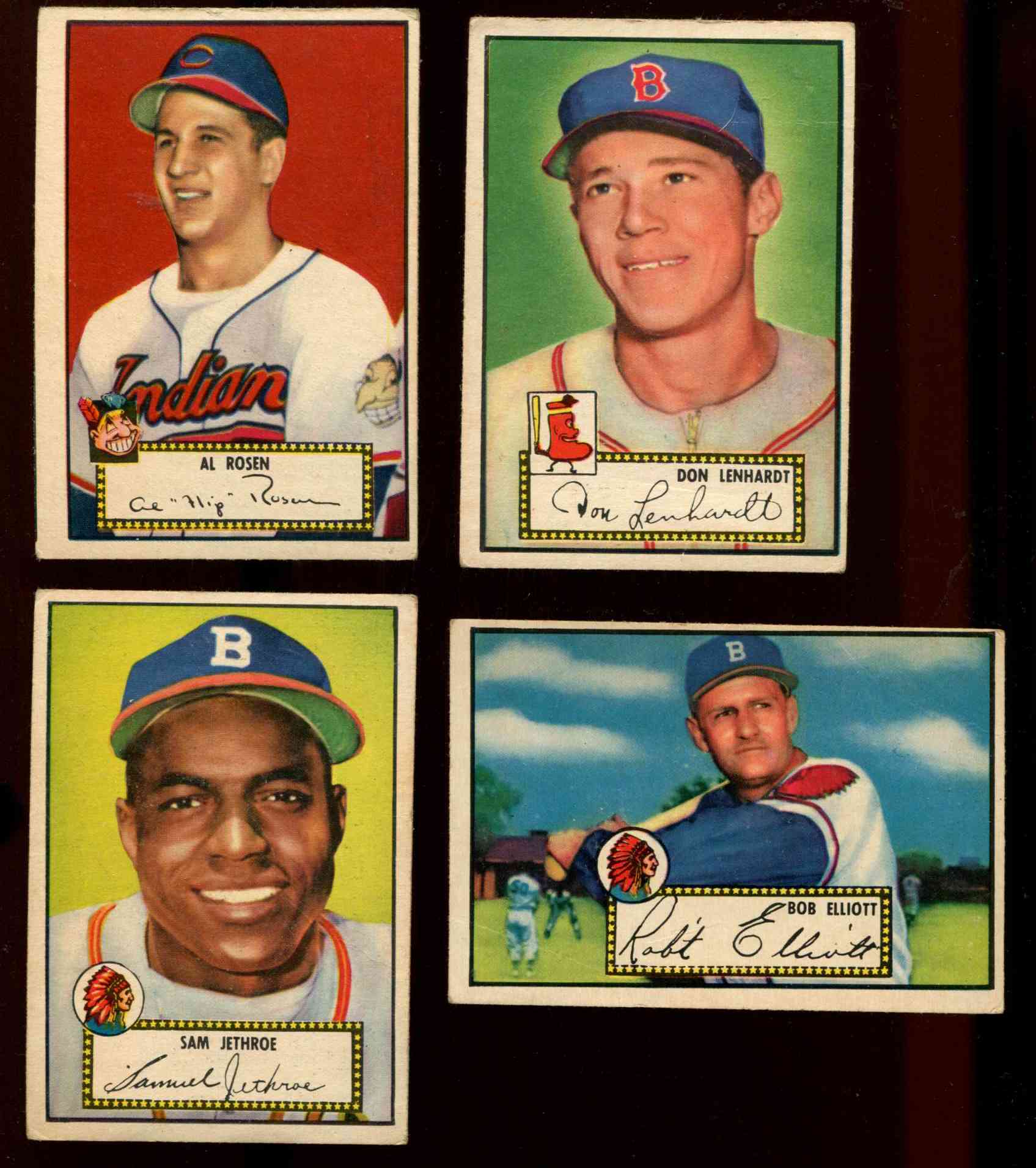 1952 Topps # 27 Sam Jethroe (Boston Braves)  cards value