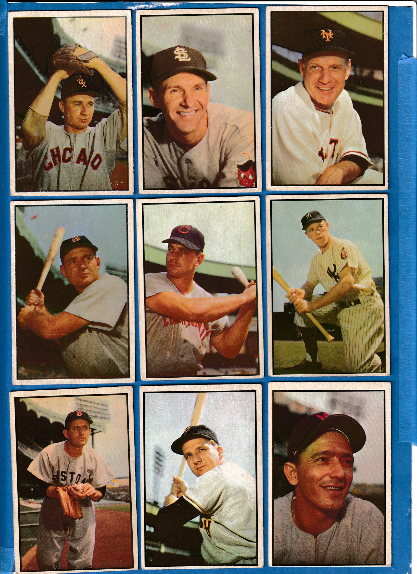 1953 Bowman Color # 66 Mel Parnell (Red Sox)  cards value