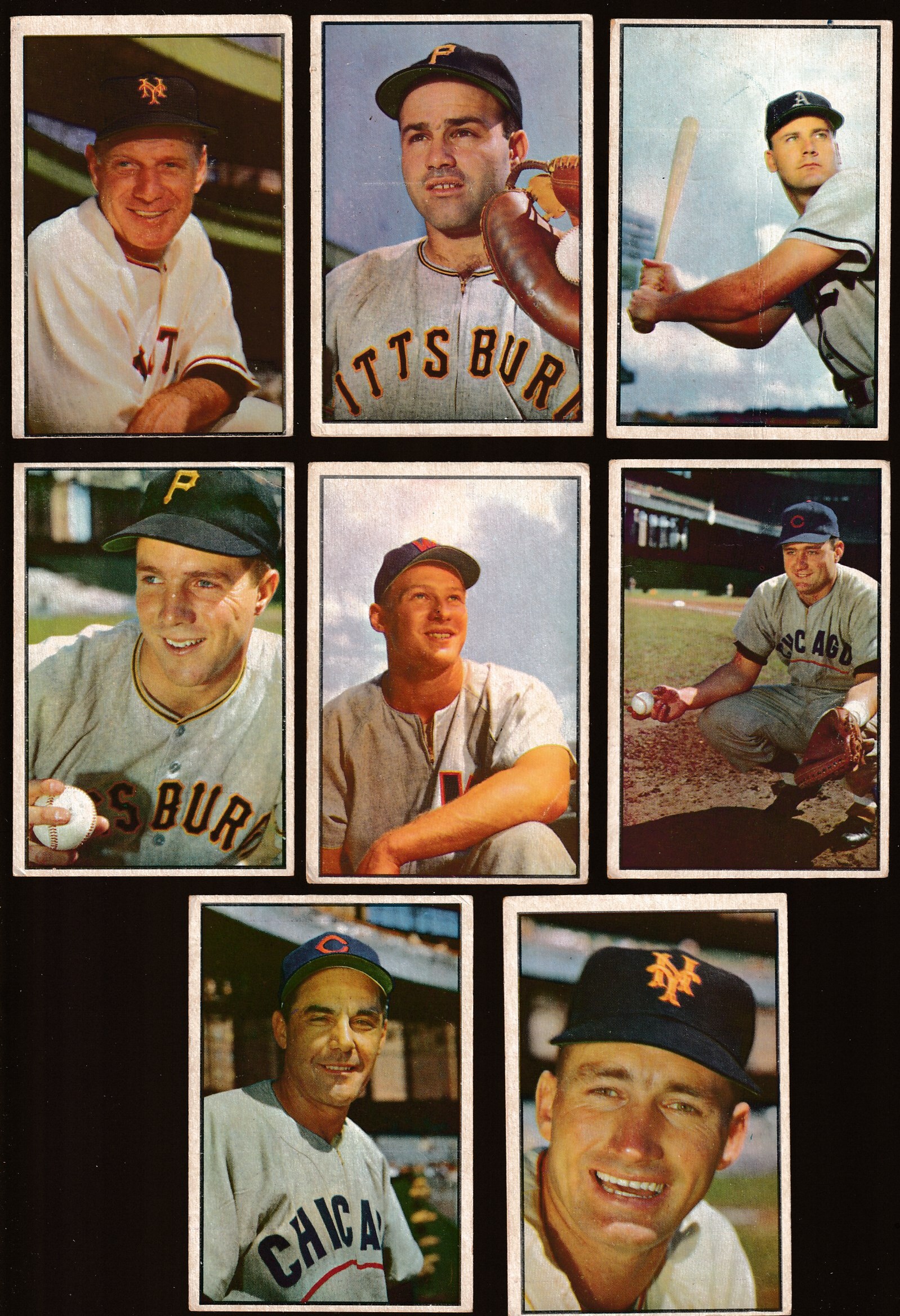 1953 Bowman Color # 19 Alvin Dark (New York Giants)  cards value
