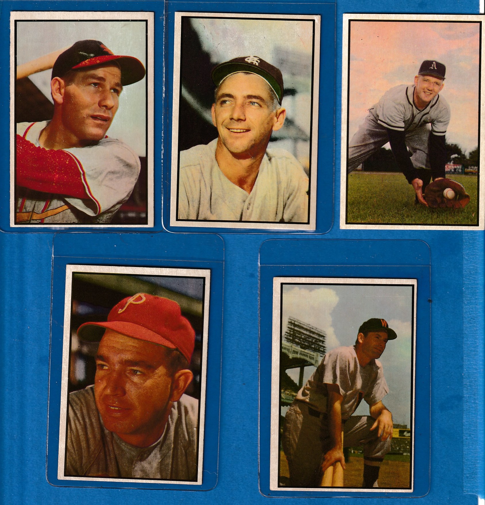 1953 Bowman Color #130 Cass Michaels (Philadelphia A's)  cards value