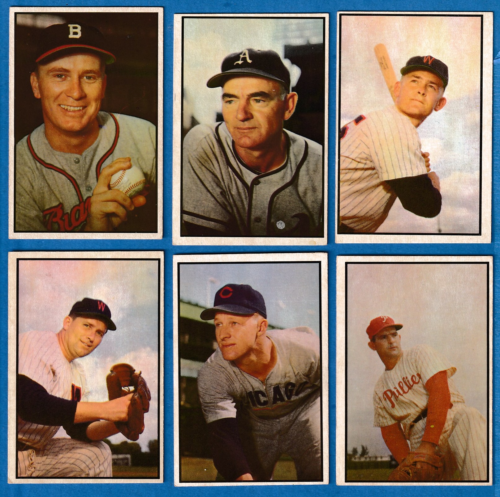 1953 Bowman Color #144 Warren Hacker (Cubs)  cards value