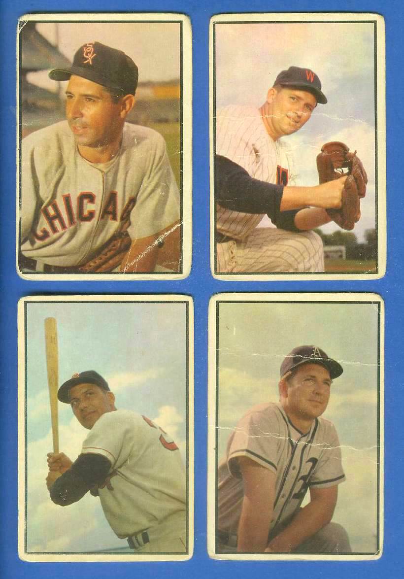 1953 Bowman Color #137 Sam Dente (White Sox)  cards value