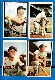 1953 Bowman Color  - INDIANS - Lot of (4) different