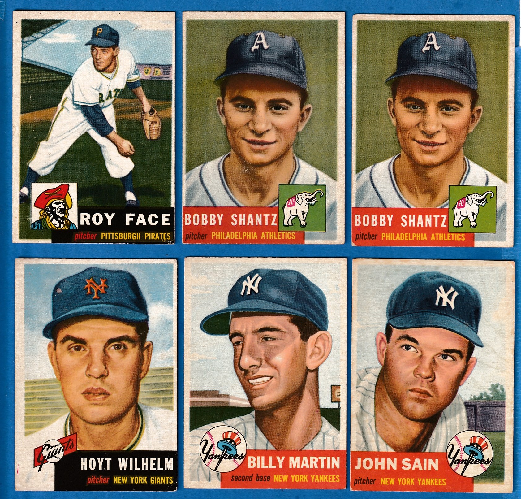 1953 Topps #119 John Sain SHORT PRINT (Yankees)  cards value