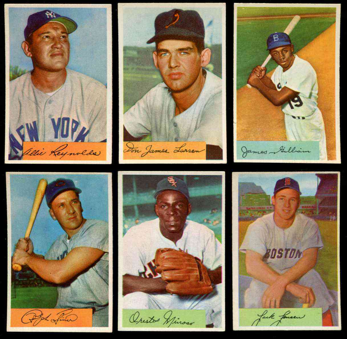 1954 Bowman # 38B Minnie Minoso CORRECTED VARIATION 'FA .963/.963' [#b]  cards value