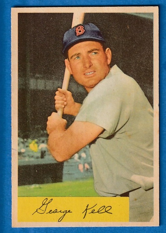 1954 Bowman # 50 George Kell [#] (Red Sox)  cards value