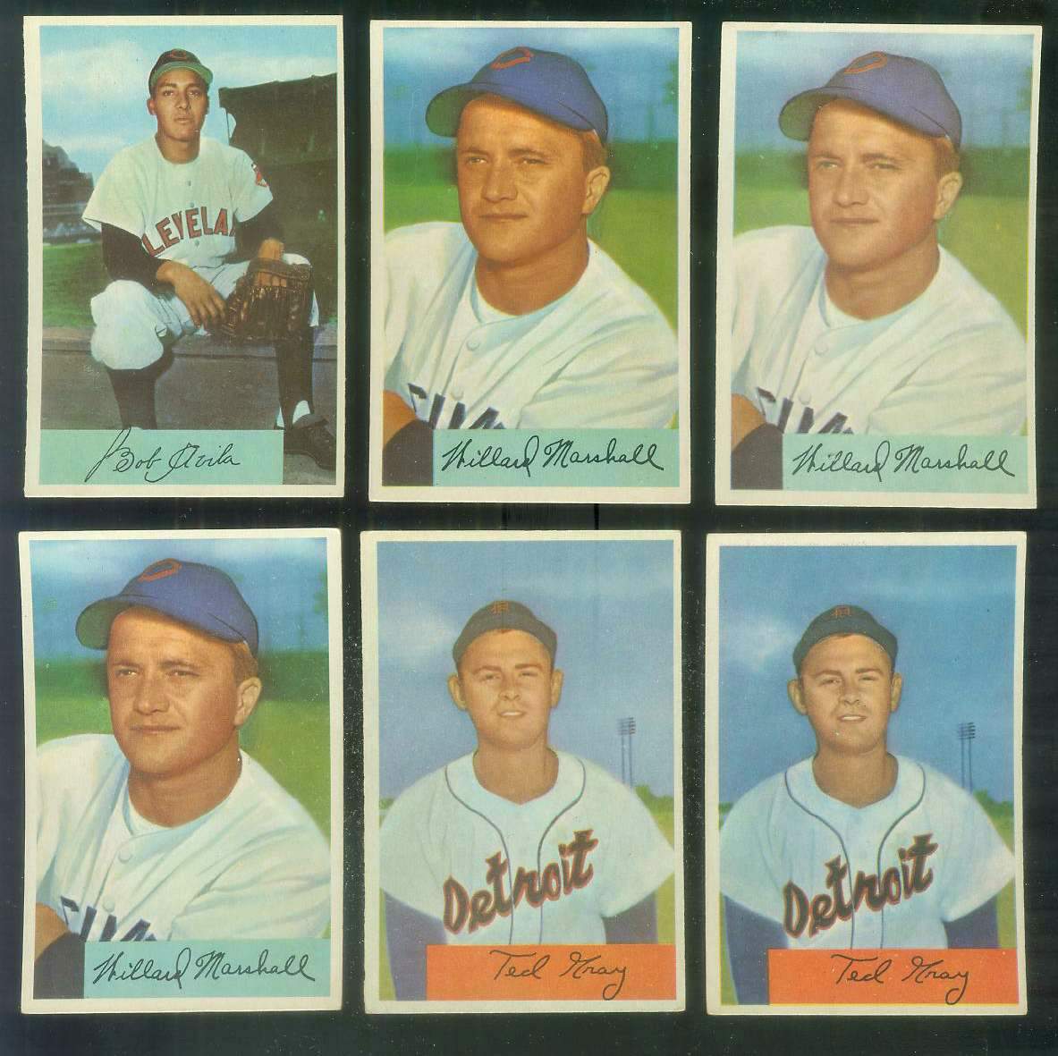 1954 Bowman # 70 Willard Marshall (Reds)  cards value