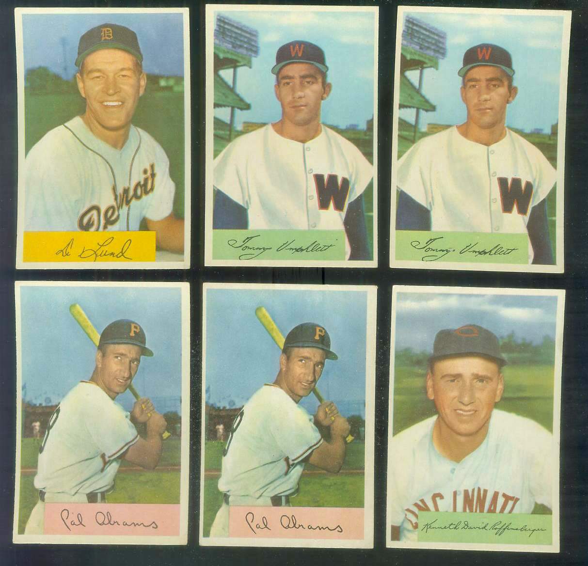 1954 Bowman # 91 Cal Abrams (Pirates)  cards value