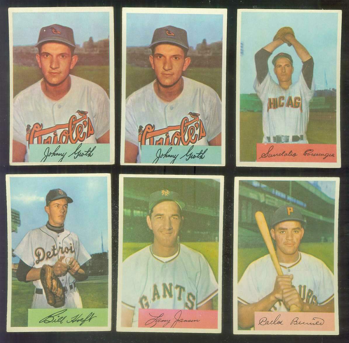 1954 Bowman #166 Sandalio Consuegra (White Sox)  cards value
