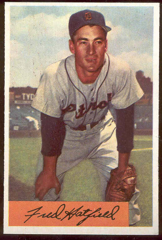 1954 Bowman #119 Fred Hatfield (Tigers)  cards value