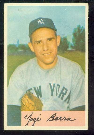 1954 Bowman #161 Yogi Berra (Yankees)  cards value