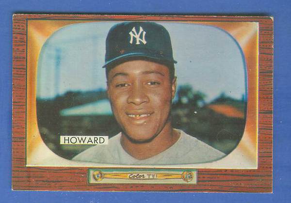 1955 Bowman # 68 Elston Howard ROOKIE (Yankees)  cards value