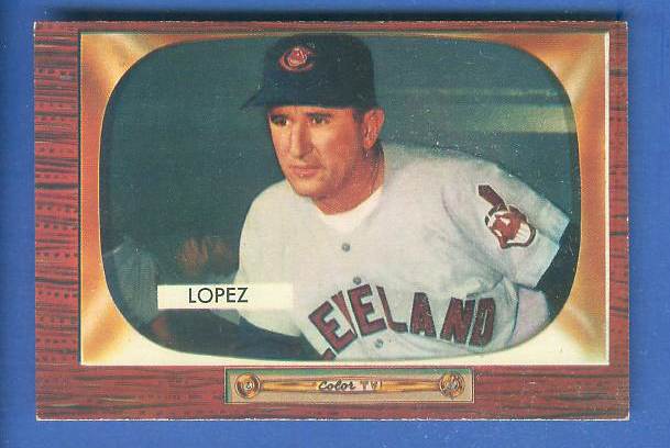 1955 Bowman #308 Al Lopez MGR SCARCER HIGH NUMBER (Indians)  cards value