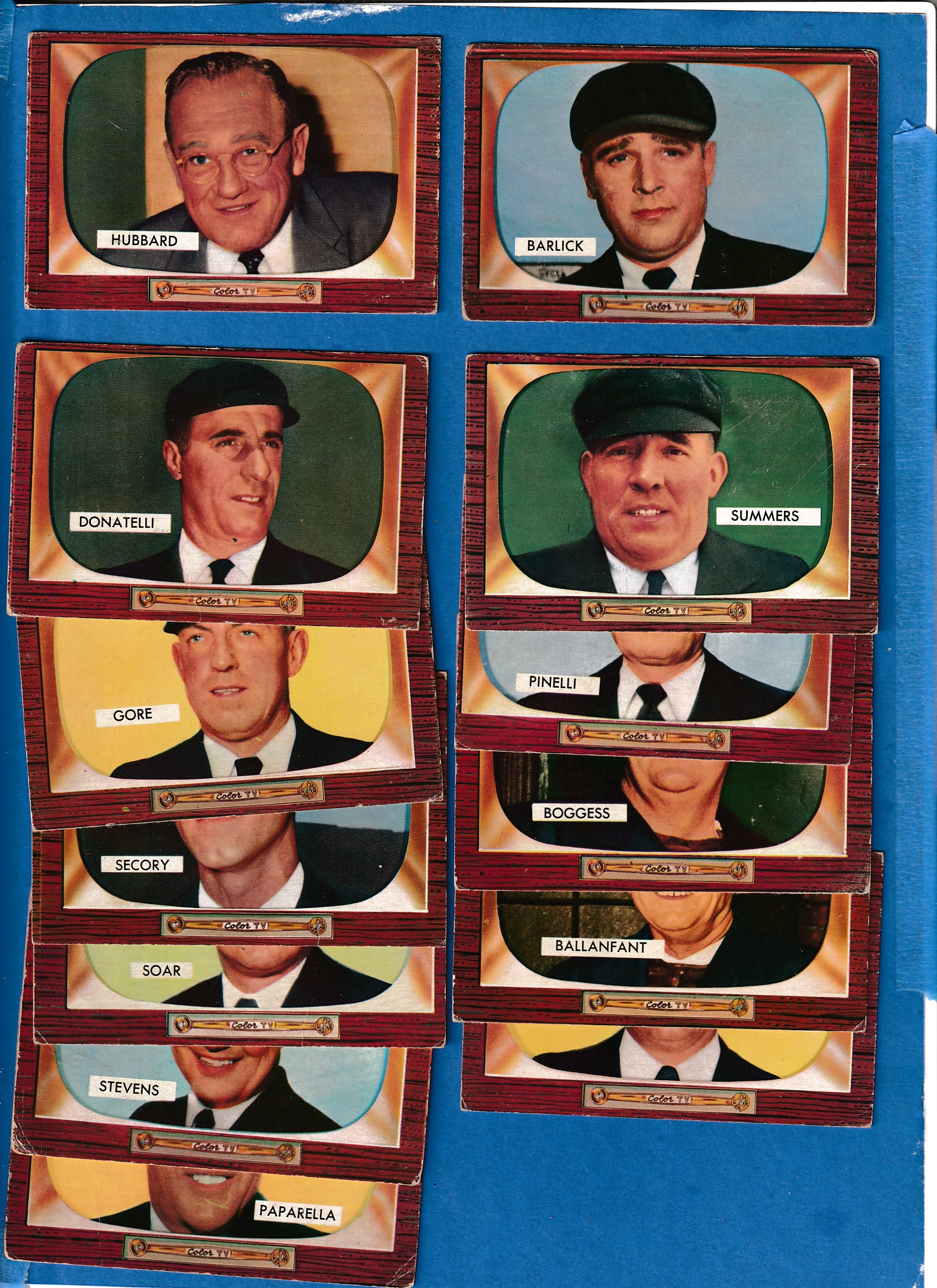 1955 Bowman  - UMPIRES - Starter Team Set/Lot with (13) different  cards value
