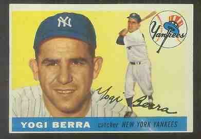 1955 Topps #198 Yogi Berra SCARCE HIGH NUMBER [#] (Yankees)  cards value