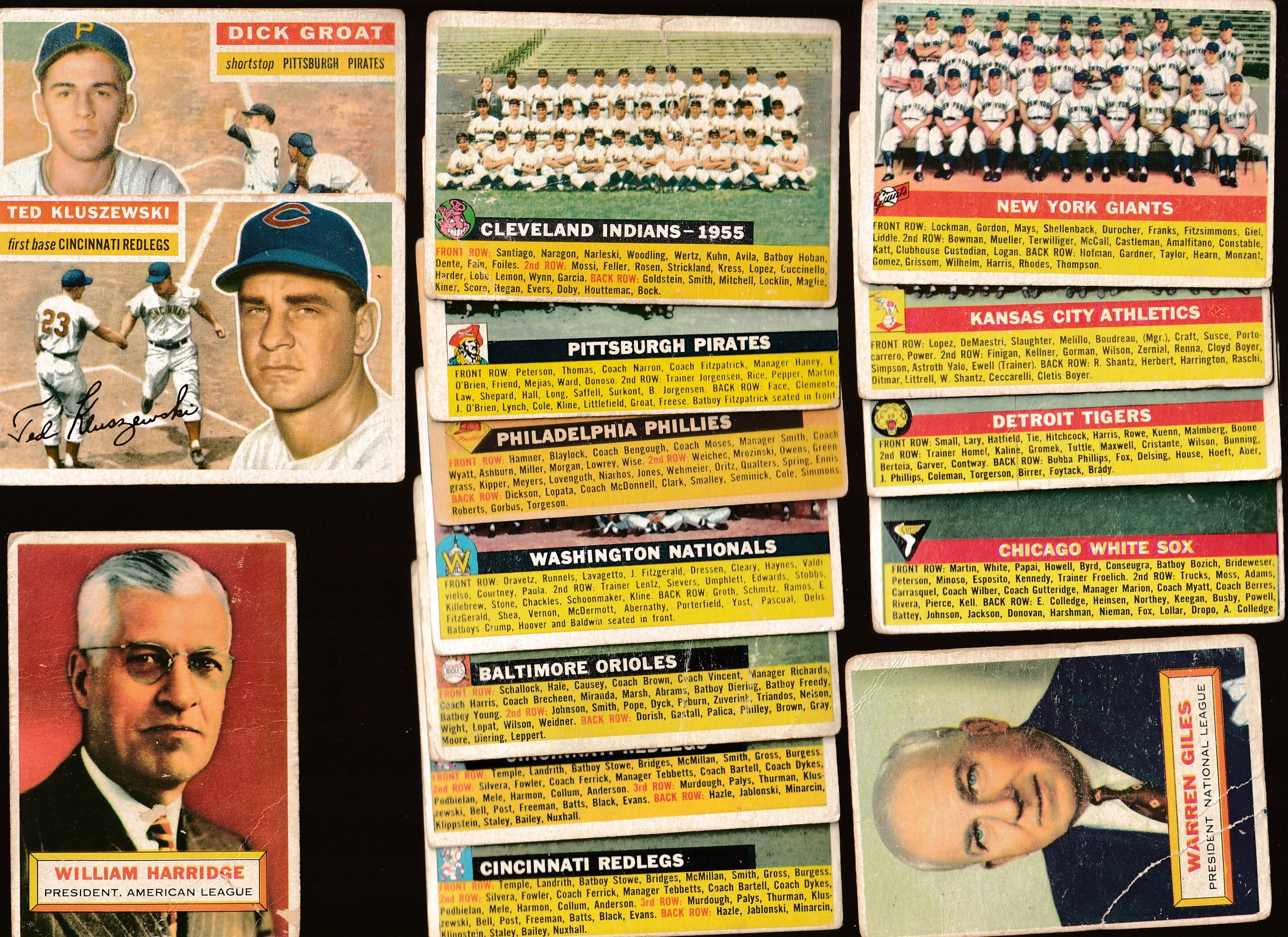 1956 Topps  -  Starter Set/Lot (67 different) w/Team Cards  cards value