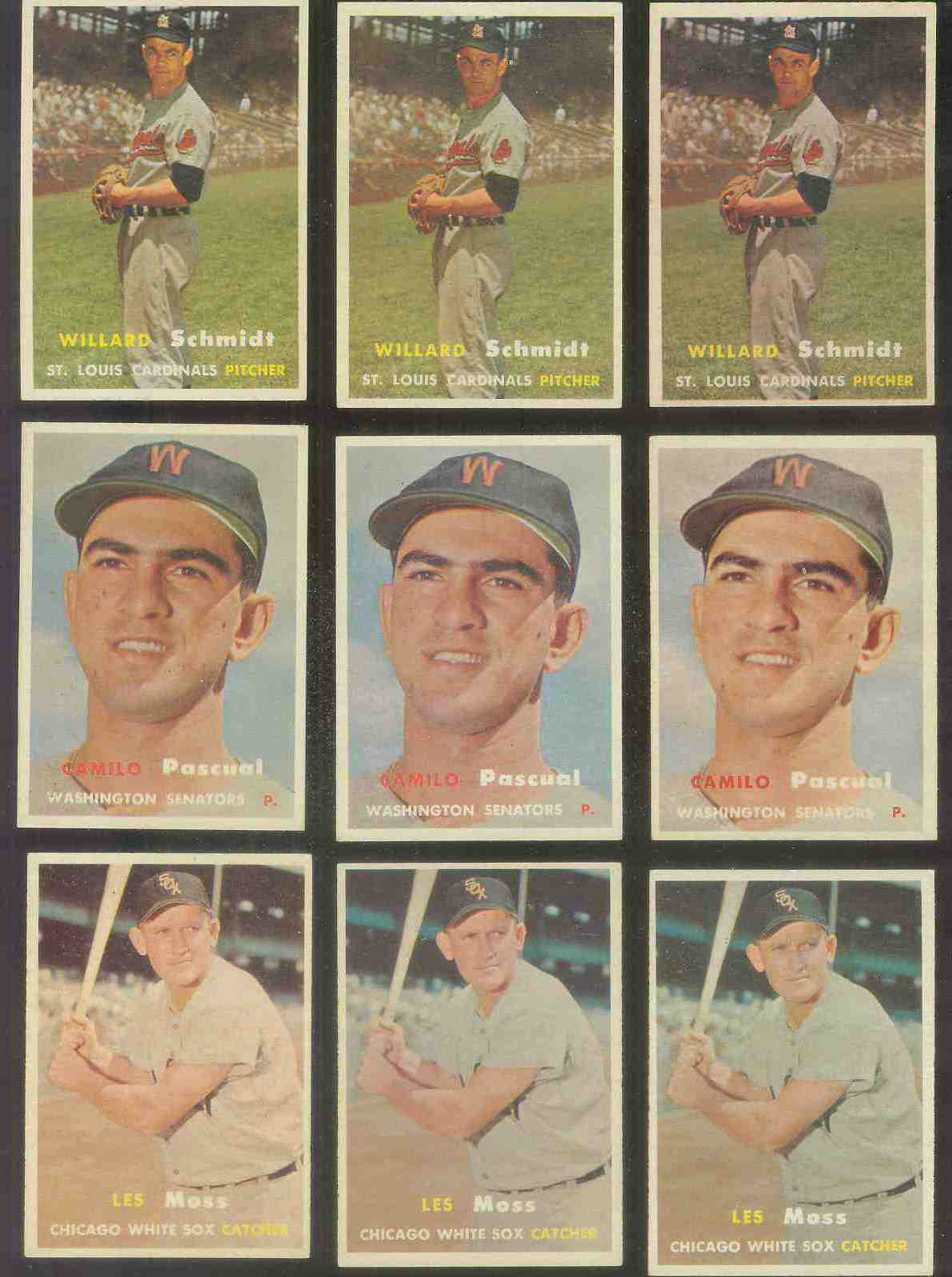 1957 Topps #211 Camilo Pascual (Senators)  cards value