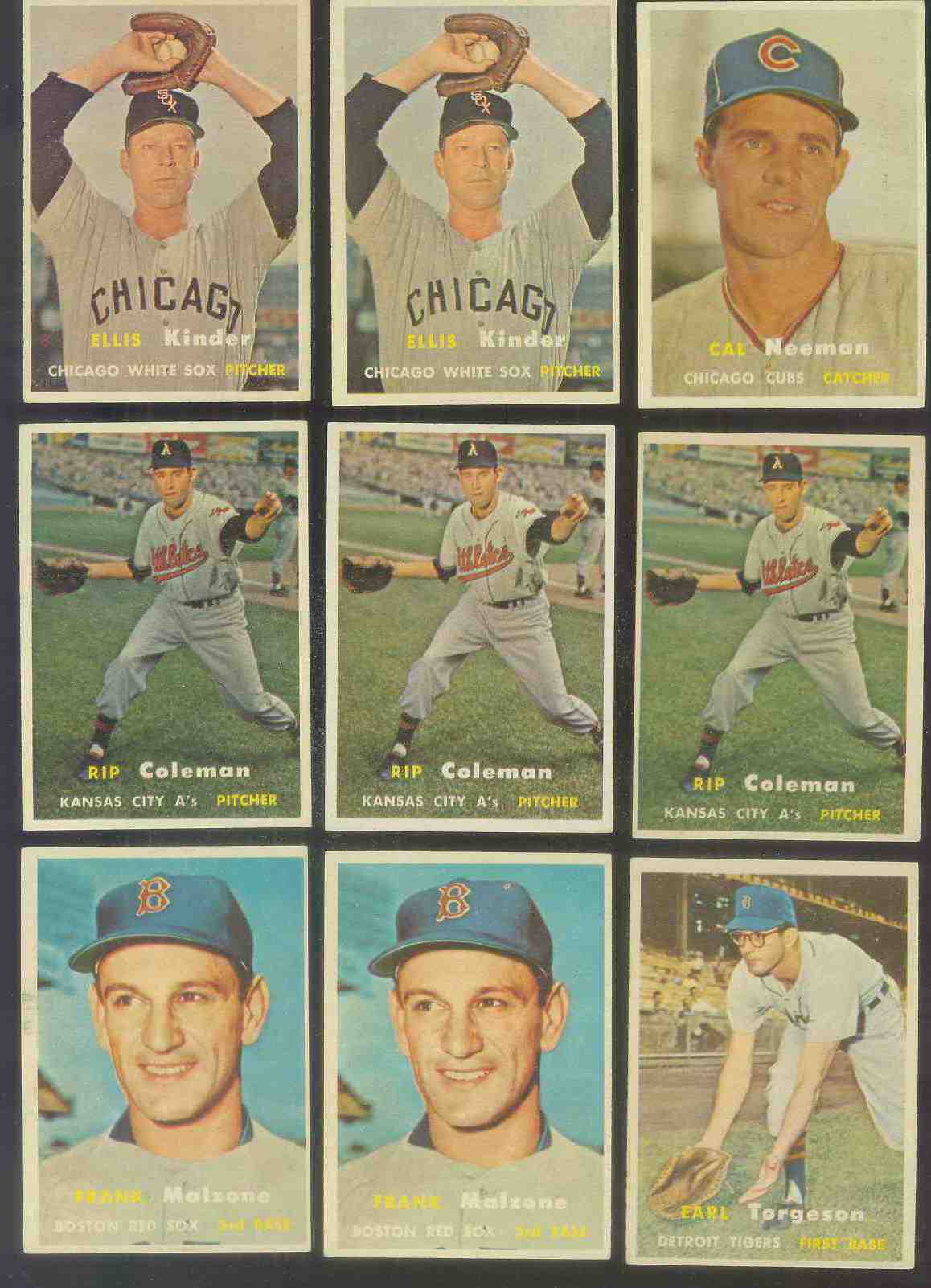 1957 Topps #355 Frank Malzone (Red Sox)  cards value