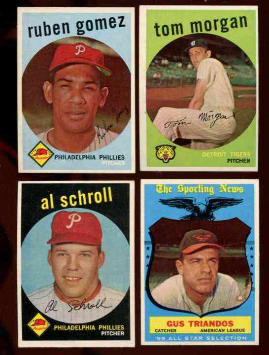 1959 Topps #546 Al Schroll SCARCE HIGH # [#a] (Phillies)  cards value