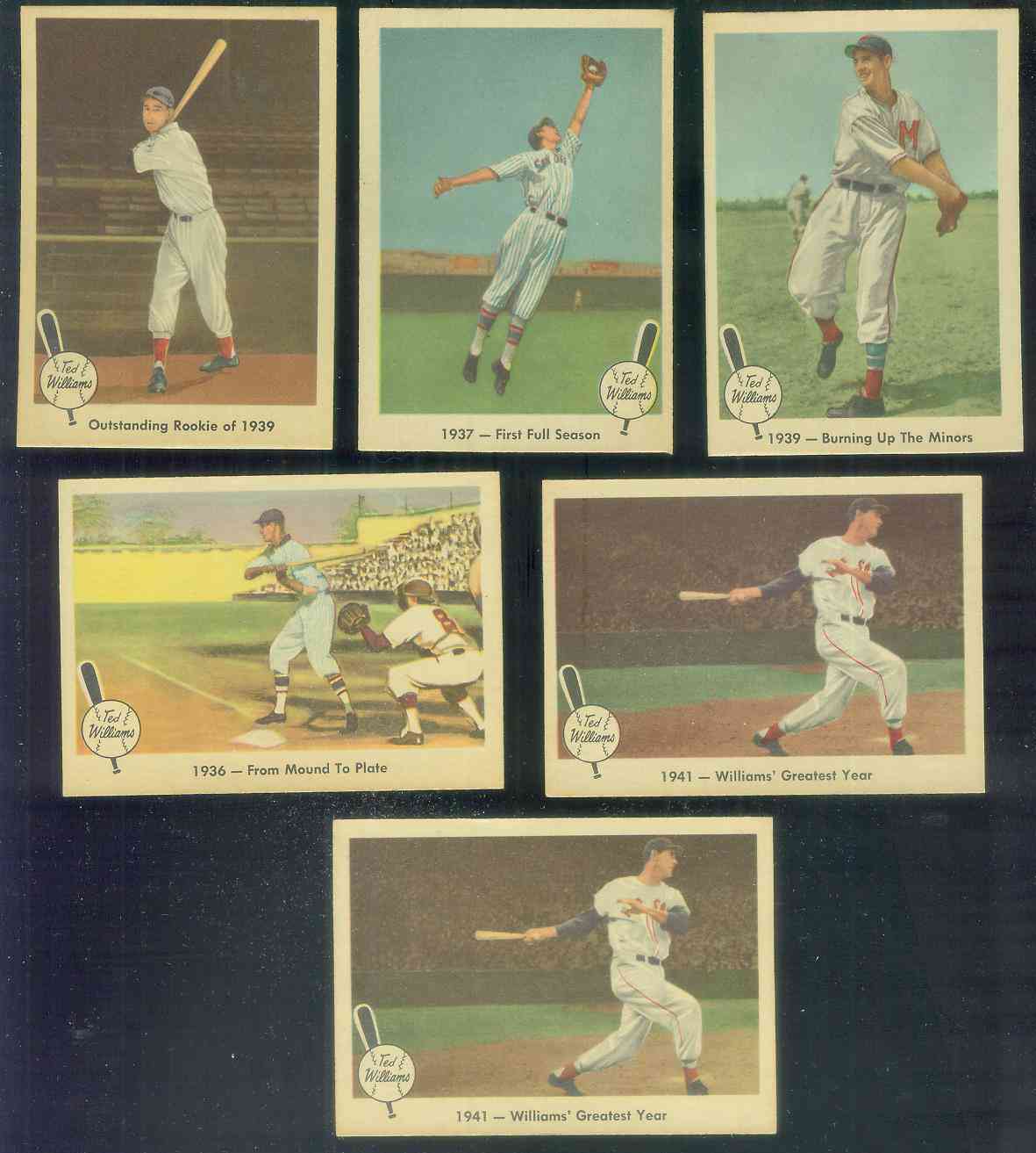 1959 Fleer Ted Williams #16 '1941 - Greatest Year' (Red Sox)  cards value