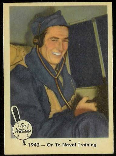 1959 Fleer Ted Williams #20 '1942 - On to Naval Training' (Red Sox)  cards value